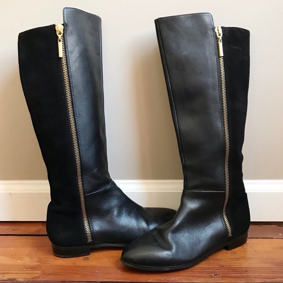 kate spade Shoes - KATE SPADE • mixed media riding boots